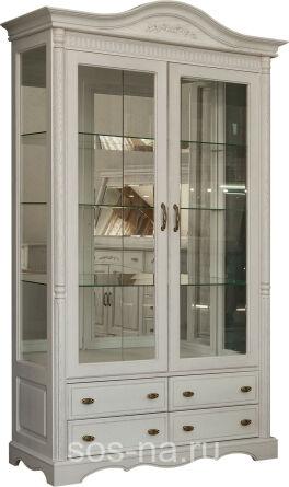 Шкаф-витрина 2д Паола 2114 БМ670